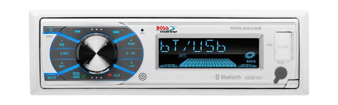 Купить Морская магнитола 1DIN BOSS MR632UAB (упаковка из 3 шт.) Boss Audio MR632UAB_pkg_3 7ft.ru в интернет магазине Семь Футов