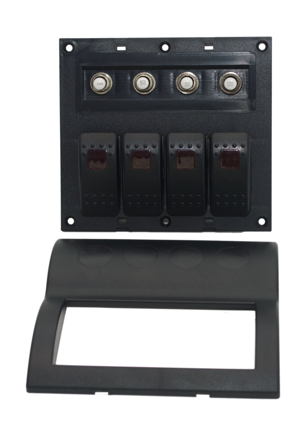 Купить Панель бортового питания 4 переключателя, автоматы AES.Co AES1214324 7ft.ru в интернет магазине Семь Футов