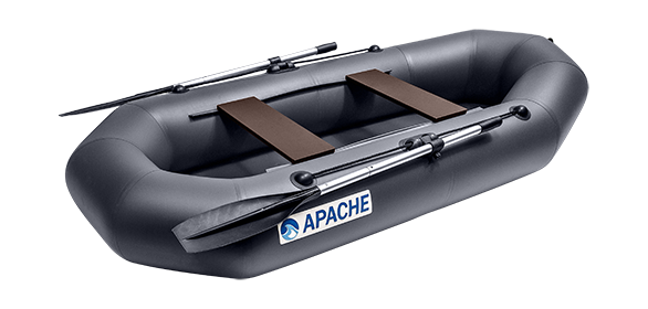 Купить Надувная лодка ПВХ, APACHE 260 графит 4603725300903 7ft.ru в интернет магазине Семь Футов