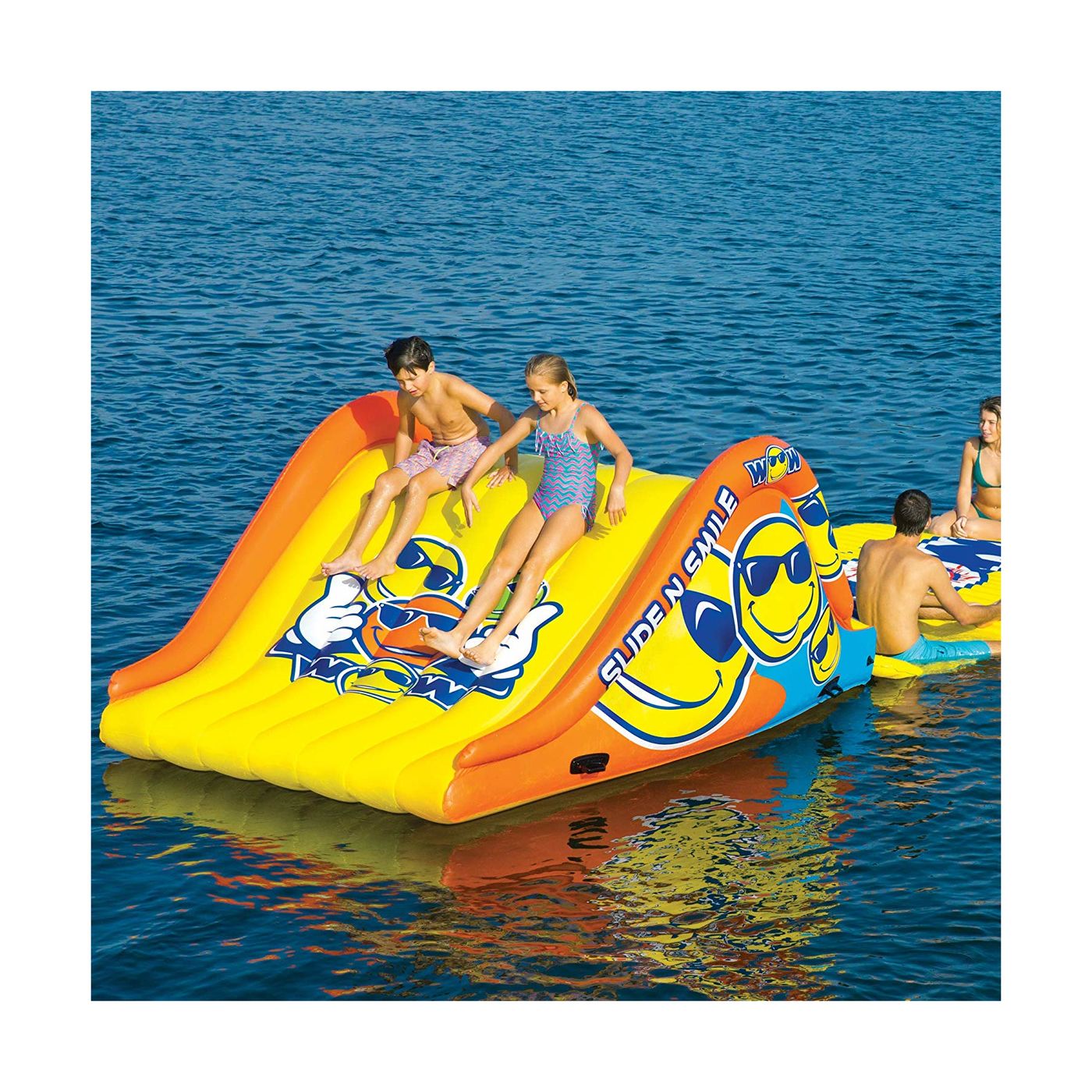 Купить Горка водная надувная Slide N Smile World of watersports 192210 7ft.ru в интернет магазине Семь Футов