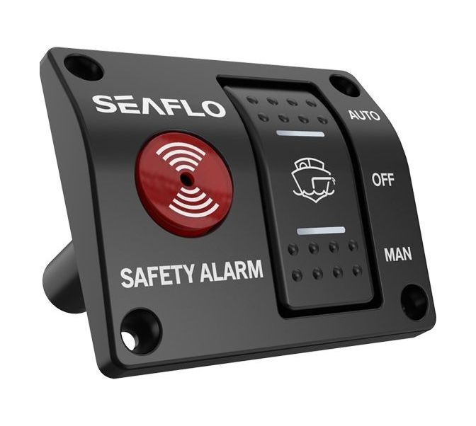 Купить Панель управления помпой с сигнализацией наличия воды, 12 В, SeaFlo SFWAS12003 7ft.ru в интернет магазине Семь Футов