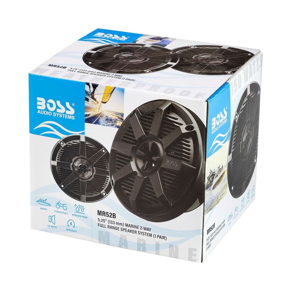 Купить Морская акустика BOSS MR52B (упаковка из 6 шт.) Boss Audio MR52B_pkg_6 7ft.ru в интернет магазине Семь Футов