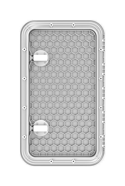 Купить Люк смотровой белый, SeaFlo, 353 х 606 мм (упаковка из 10 шт.) SFRE135360602_pkg_10 7ft.ru в интернет магазине Семь Футов