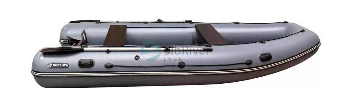 Купить Надувная лодка ПВХ Селенга 390, серый, SibRiver SEL390G 7ft.ru в интернет магазине Семь Футов