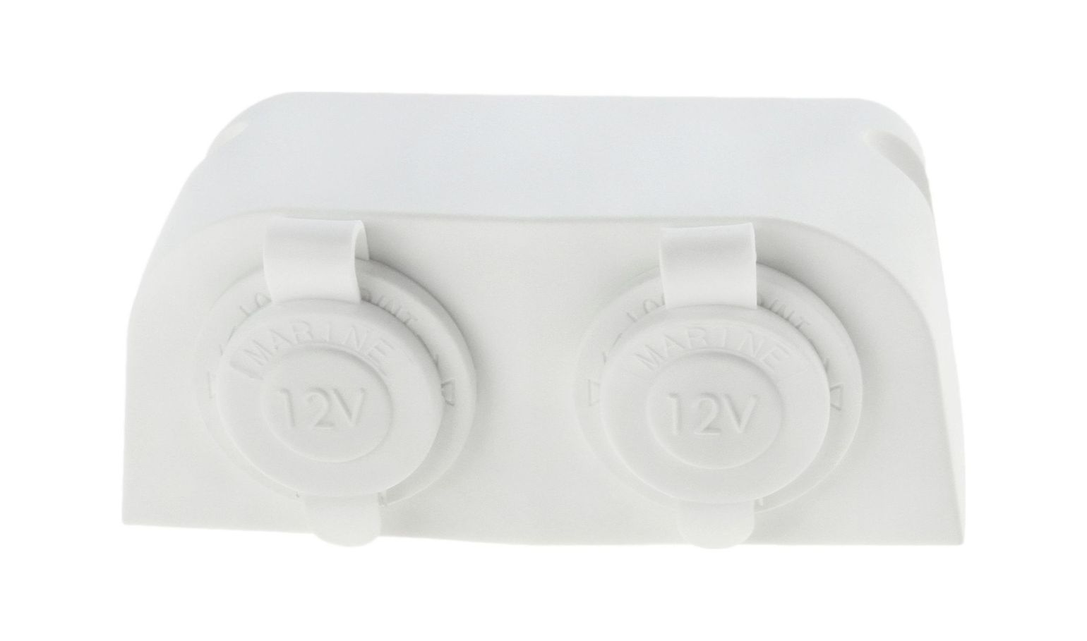Купить Разъем прикуривателя двойной для крепления на приборной панели, белый (упаковка из 10 шт.) YIS Marine AS242PPW_pkg_10 7ft.ru в интернет магазине Семь Футов
