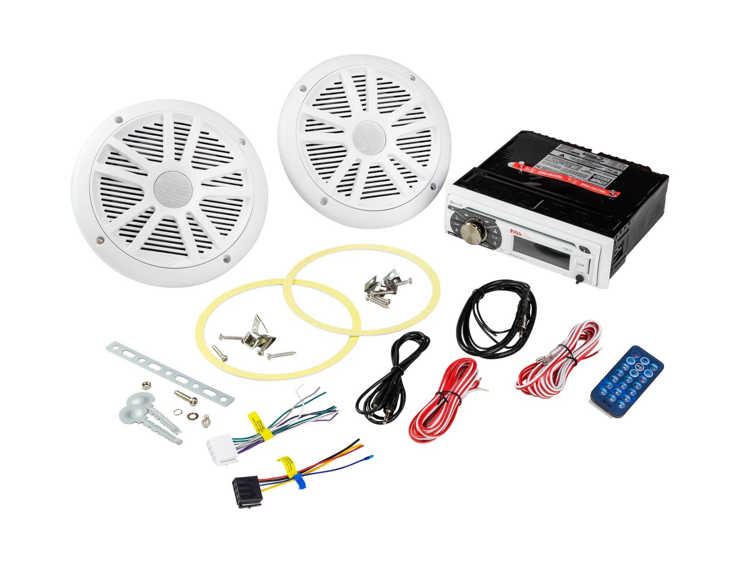 Купить Морская аудиосистема 1DIN BOSS MCK508WB.6 (комплект2) (упаковка из 9 шт.) Boss Audio MCK508WB.6_pkg_9 7ft.ru в интернет магазине Семь Футов