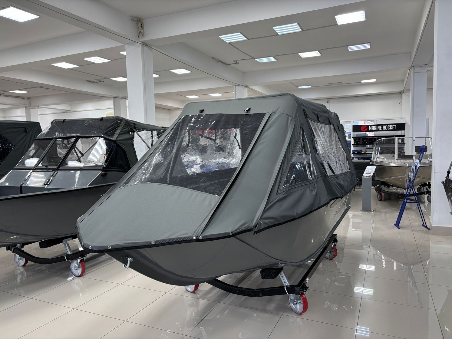 Купить Моторная лодка Swimmer 430, тент ходовой, тент транспортировочный Swimmer430_tent 7ft.ru в интернет магазине Семь Футов