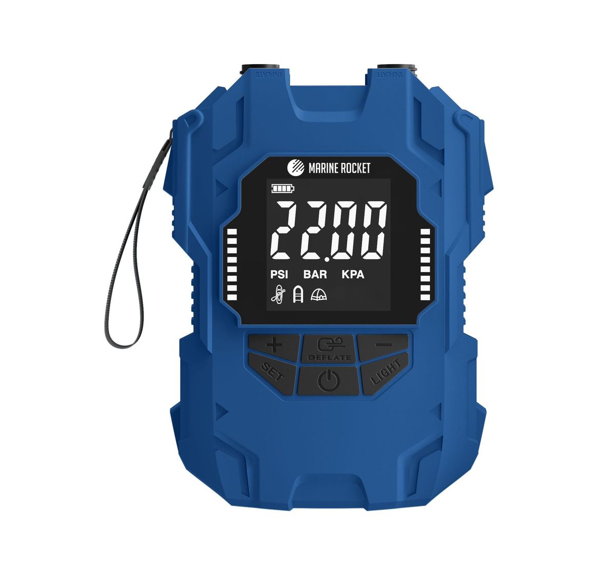 Купить Насос электрический аккумуляторный высокого давления 4000mAh 22Psi, Marine Rocket AP-018B 7ft.ru в интернет магазине Семь Футов