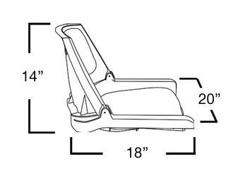 Купить Кресло складное мягкое TRAVELER, цвет серый/синий (упаковка из 2 шт.) Springfield 1061121C_pkg_2 7ft.ru в интернет магазине Семь Футов