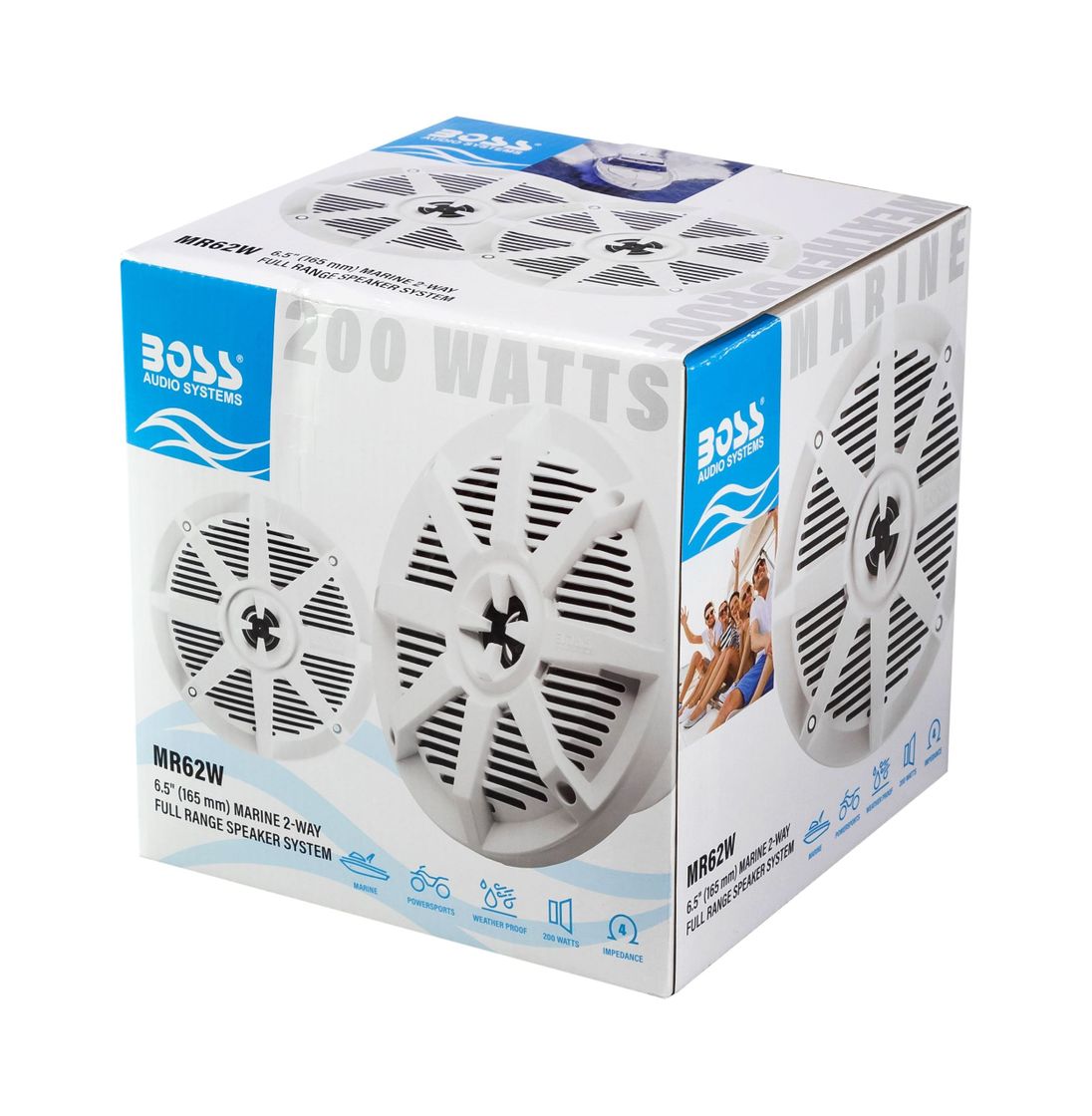 Купить Морская акустика BOSS MR62W (упаковка из 9 шт.) Boss Audio MR62W_pkg_9 7ft.ru в интернет магазине Семь Футов