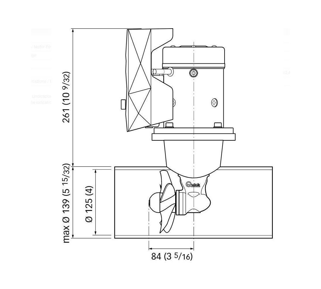 Купить Подруливающее устройство Quick, D125mm, 30KGF, 12 В FGBT12530120T00 7ft.ru в интернет магазине Семь Футов