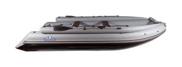 Купить Надувная лодка ПВХ, Шерпа 430К, килевая, серая SHR430KG 7ft.ru в интернет магазине Семь Футов