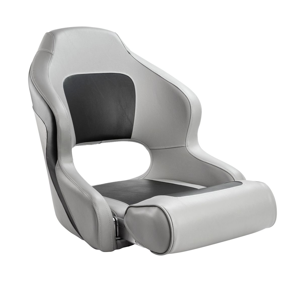 Купить Кресло с болстером Delux Sport Flip Up, обивка угольный/серый винил Marine Rocket MR10405 7ft.ru в интернет магазине Семь Футов