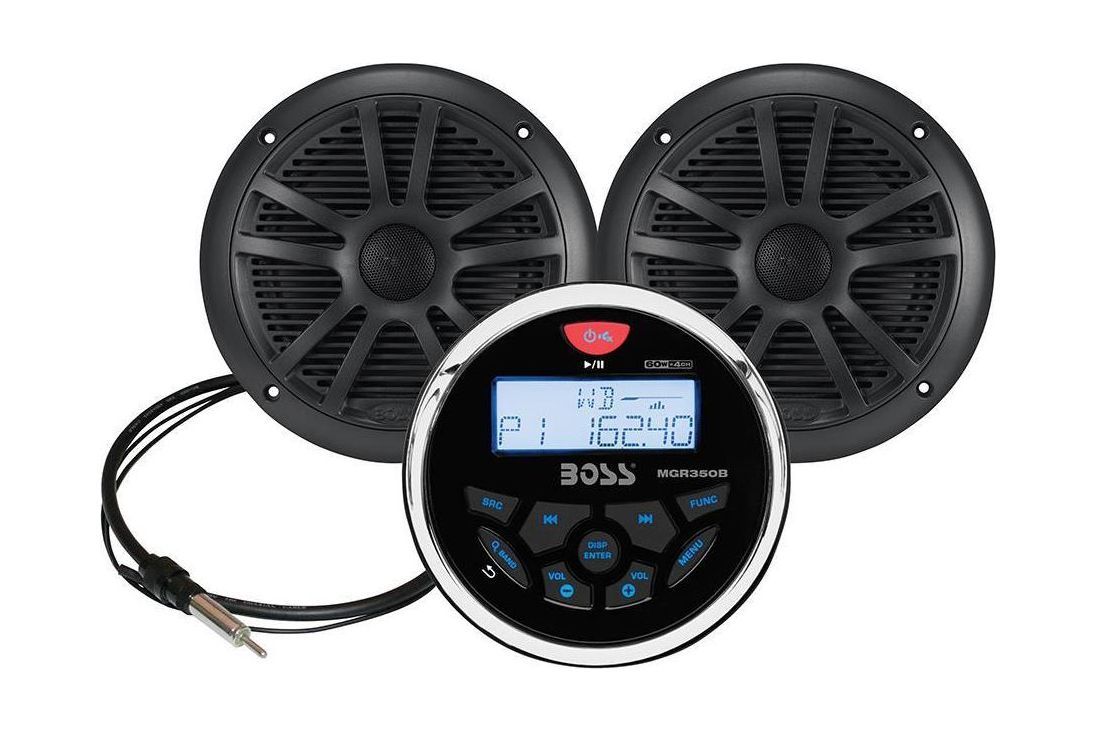 Купить Морская аудиосистема BOSS MCKGB350B.6 (комплект2) (упаковка из 9 шт.) Boss Audio MCKGB350B.6_pkg_9 7ft.ru в интернет магазине Семь Футов
