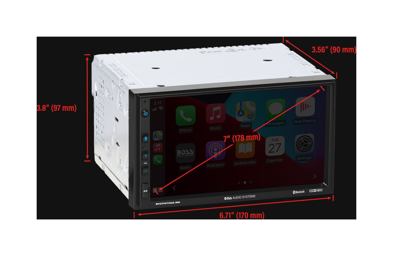 Купить Магнитола BOSS 7 BVCP9700A-MR (упаковка из 4 шт.) Boss Audio BVCP9700A-MR_pkg_4 7ft.ru в интернет магазине Семь Футов