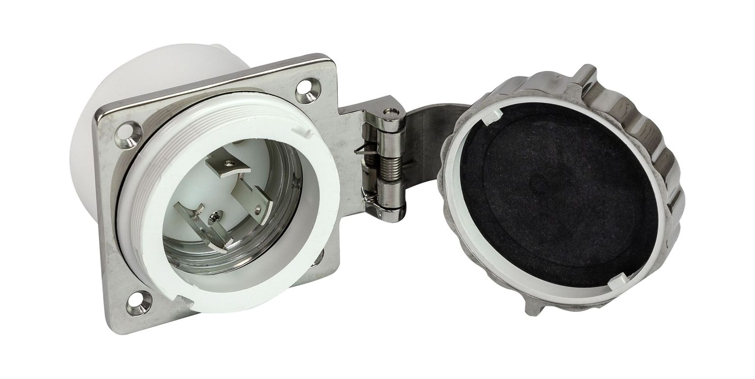 Купить Розетка берегового питания, 30А (упаковка из 2 шт.) Osculati 14-330-00_pkg_2 7ft.ru в интернет магазине Семь Футов