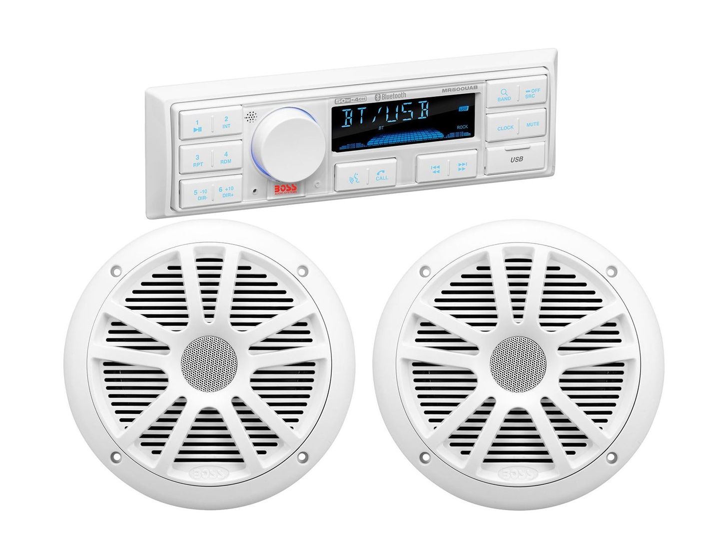 Купить Морская аудиосистема 1DIN BOSS MCK500WB.6 (комплект2) (упаковка из 9 шт.) Boss Audio MCK500WB.6_pkg_9 7ft.ru в интернет магазине Семь Футов