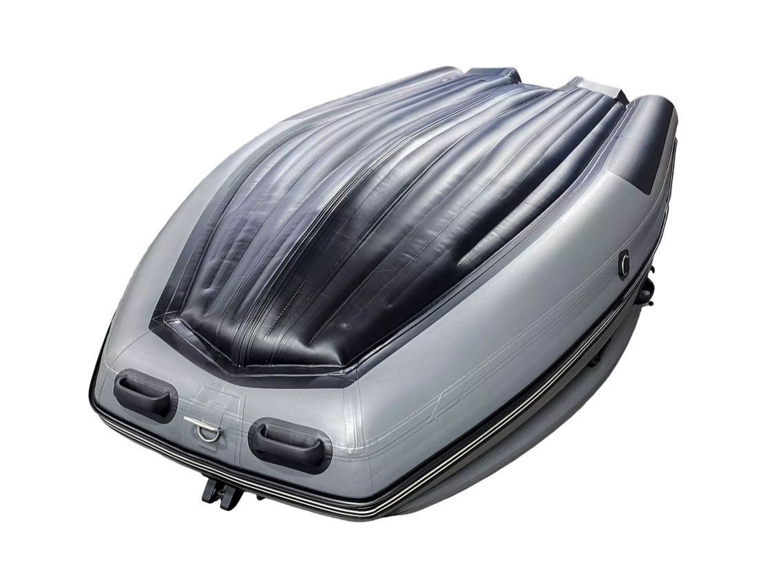 Купить Надувная лодка ПВХ, SOLAR-430 Caravan Super Jet tunnel с фальшбортом, серый SLR430jet_car_super_fb_grey 7ft.ru в интернет магазине Семь Футов