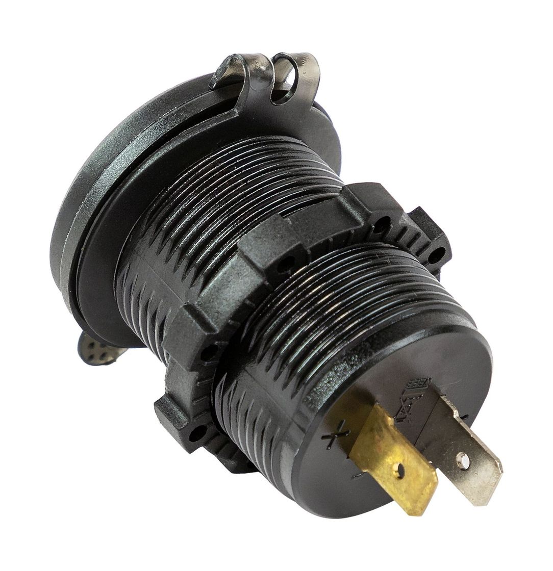 Купить Разъем USB Charger QC3.0 с вольтметром (упаковка из 10 шт.) Marine Rocket 4620136058322_pkg_10 7ft.ru в интернет магазине Семь Футов