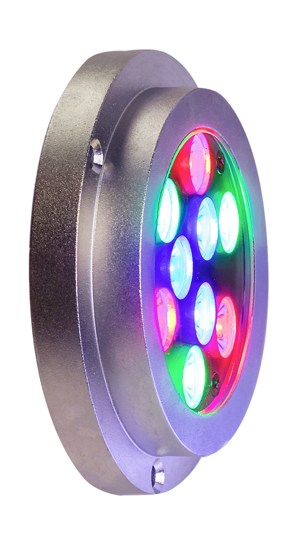Купить Подводный огонь IH9DP, RGB, 17w, Marine Rocket (упаковка из 4 шт.) MRUL9DPRGB_pkg_4 7ft.ru в интернет магазине Семь Футов