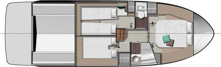 Купить Катер Jeanneau NC 37 с моторами 2х260 KITNC2 7ft.ru в интернет магазине Семь Футов