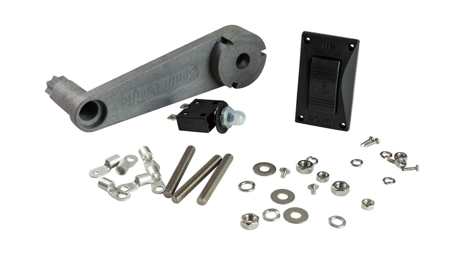Купить Лебедка якорная South Pacific WA1100 вертикальная, 1100Вт, 12 В, (упаковка из 2 шт.) WA1100_pkg_2 7ft.ru в интернет магазине Семь Футов