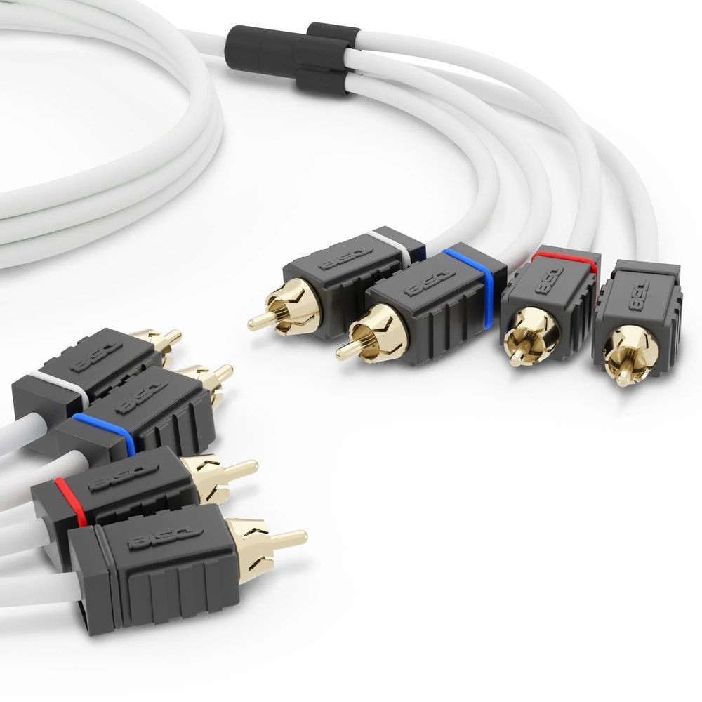 Купить 4-х канальный межблочный кабель из 100% меди для морского применения RCA 7,6 м. MOFCR-25FT.4CH, DS18 (упаковка из 10 шт.) MOFCR-25FT.4CH_pkg_10 7ft.ru в интернет магазине Семь Футов