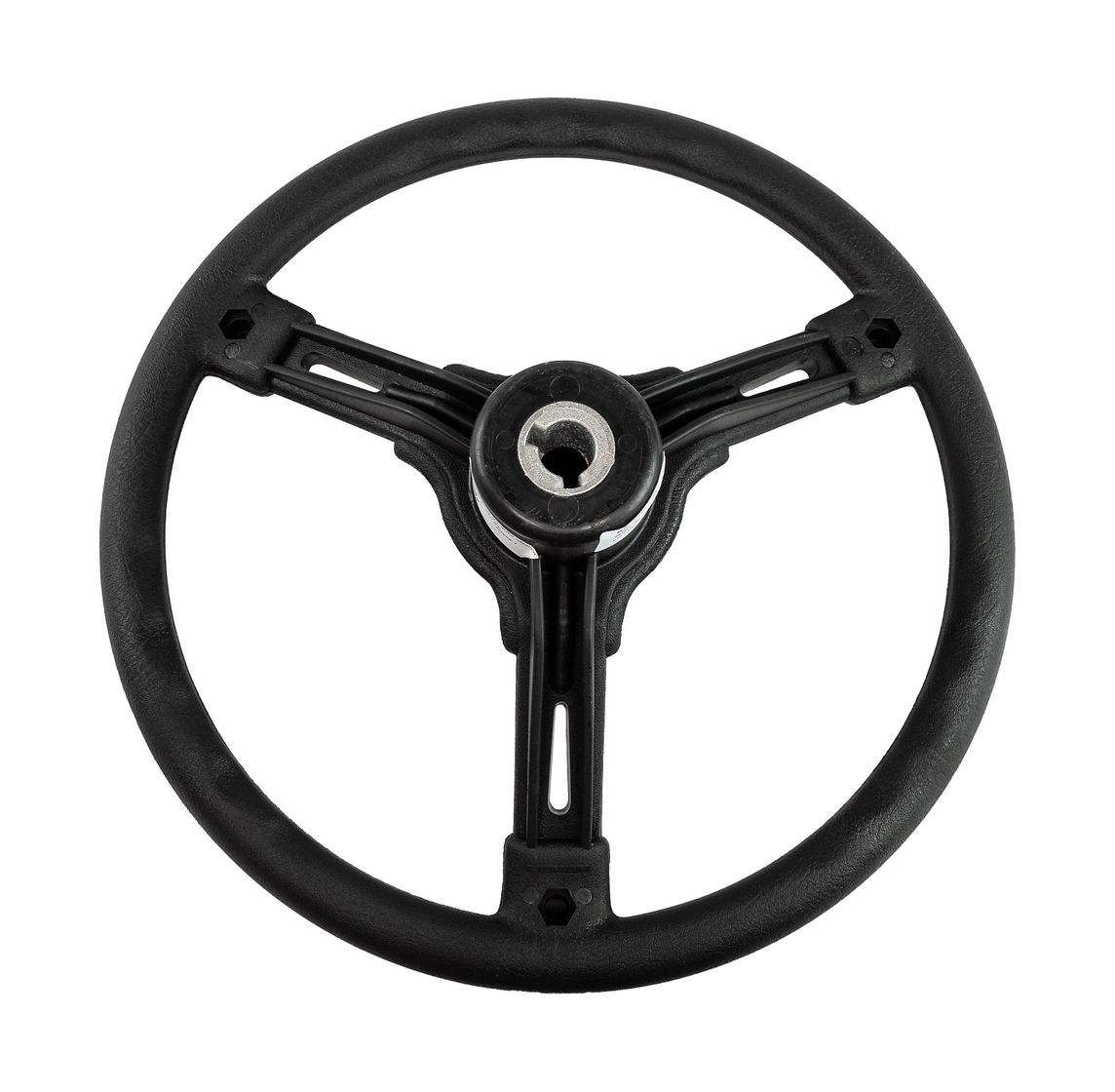 Купить Рулевое колесо RIVIERA черный обод и спицы д. 350 мм Volanti Luisi VN8001-01 7ft.ru в интернет магазине Семь Футов