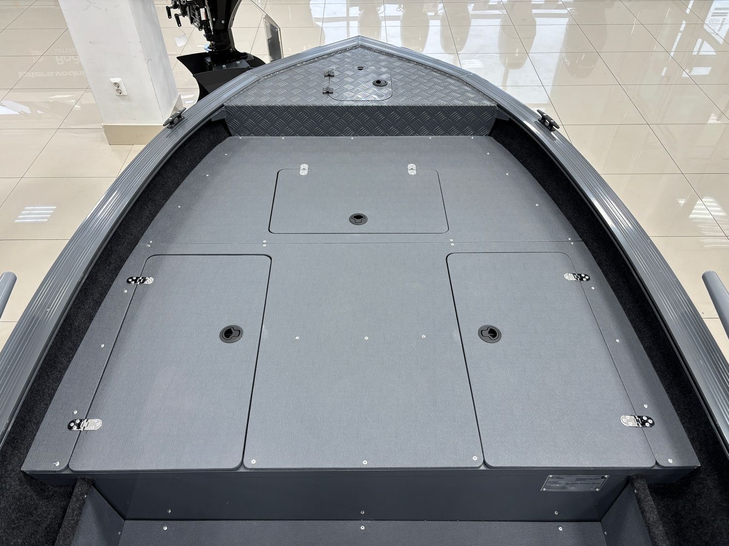 Купить Моторная лодка, Тактика 430Р(Fish), графит c Suzuki DF9.9BS+ (Super Forced) KITTK74 7ft.ru в интернет магазине Семь Футов