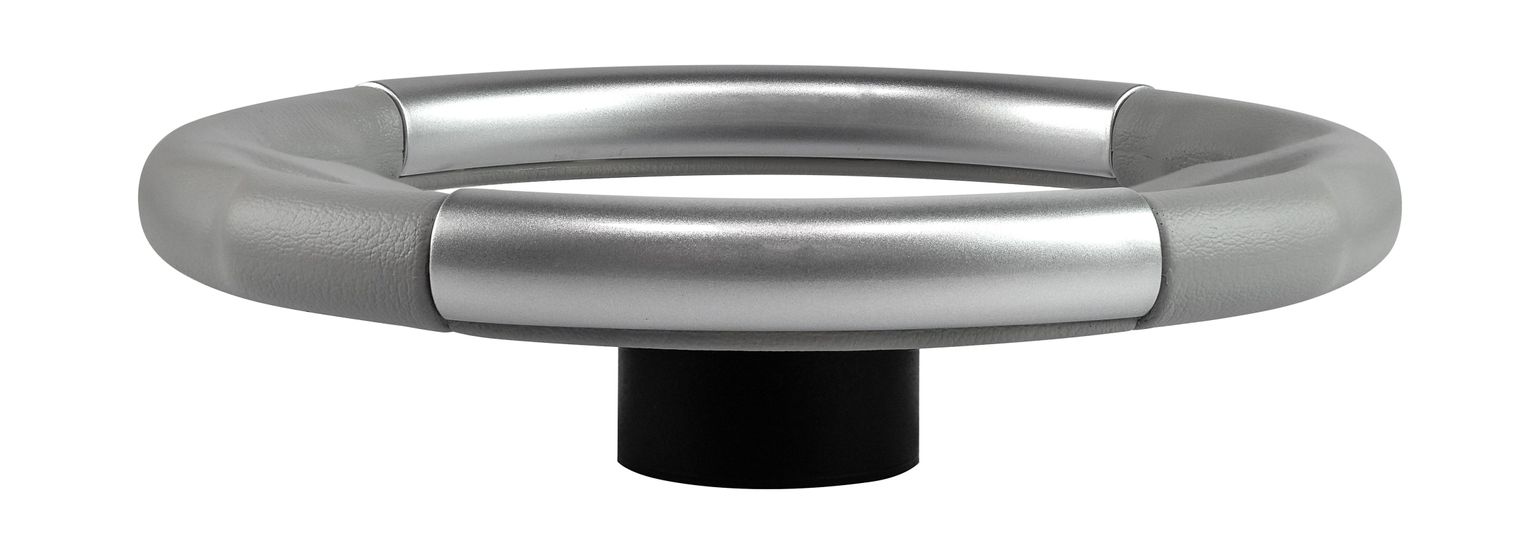Купить Рулевое колесо EVO MARINE 2 обод серосеребряный, спицы серебряные д. 355 мм Volanti Luisi VN850003-93 7ft.ru в интернет магазине Семь Футов
