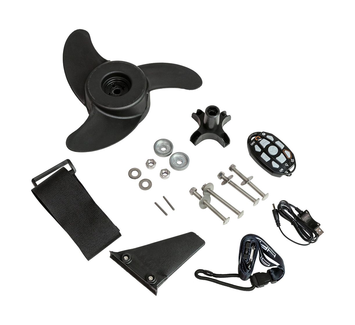 Купить Троллинговый электромотор Haswing Cayman B 55 lbs/152 см/12v/GPS (электроякорь), белый HE-50736-152_W 7ft.ru в интернет магазине Семь Футов