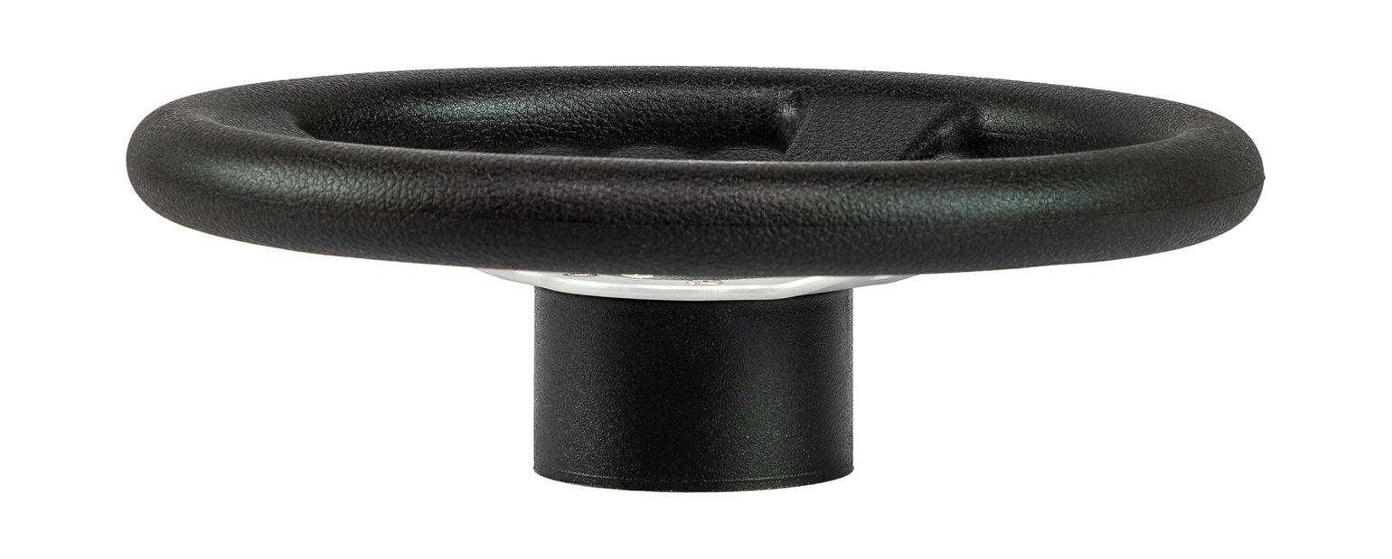 Купить Рулевое колесо DELFINO обод черный,спицы серебряные д. 310 мм Volanti Luisi VN70103-01 7ft.ru в интернет магазине Семь Футов
