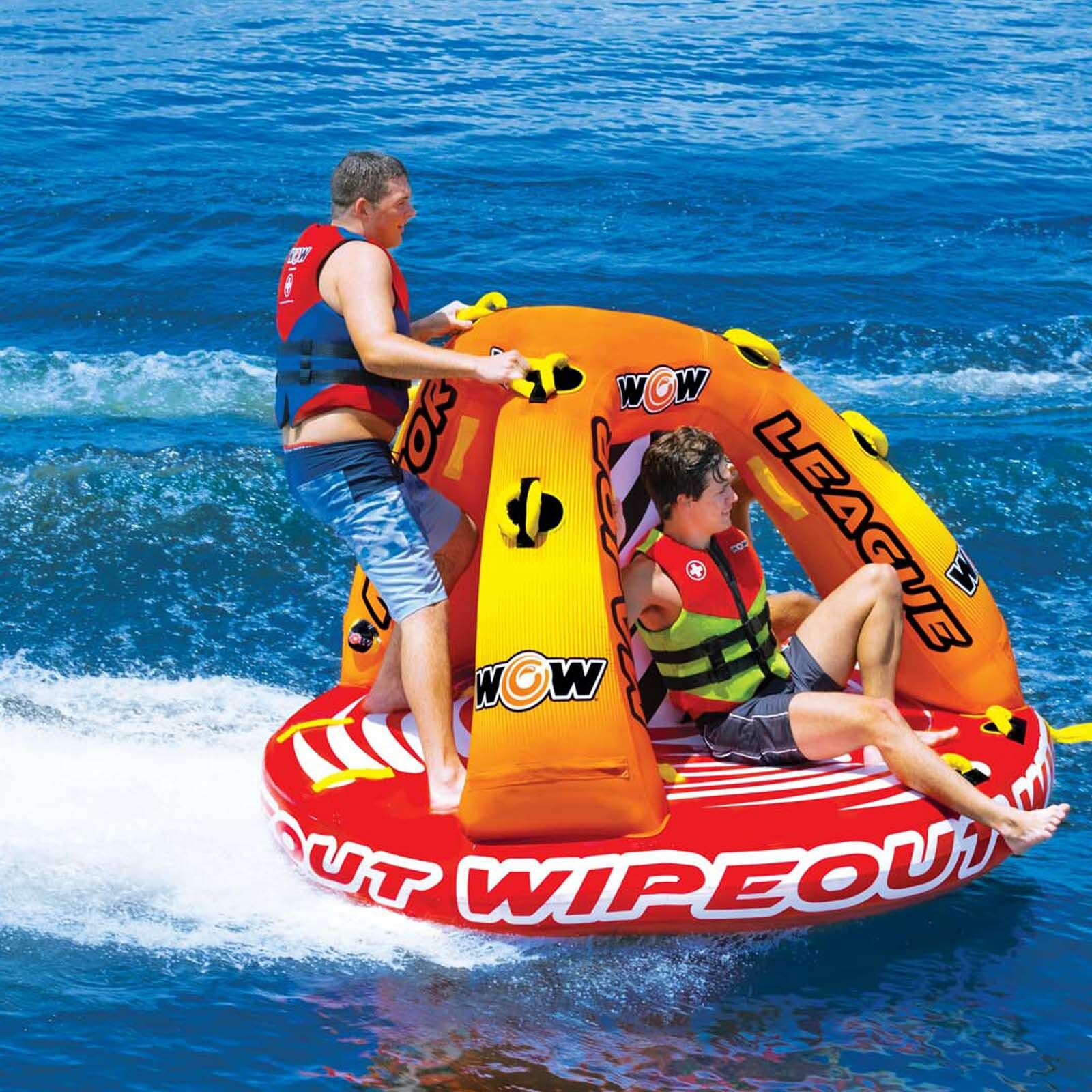 Купить Баллон буксируемый WipeOut 3P World of watersports 22WTO3965 7ft.ru в интернет магазине Семь Футов