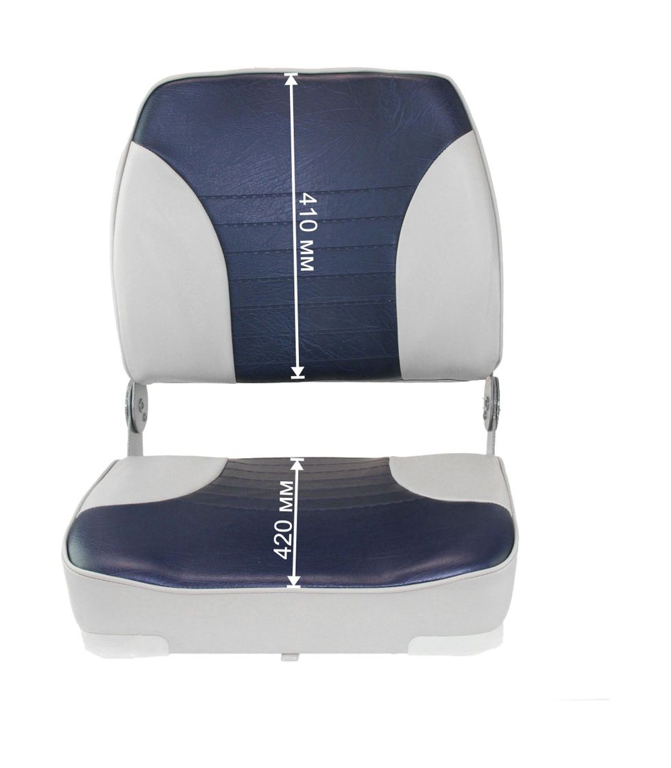 Купить Кресло XXL складное мягкое двухцветное серый/синий (упаковка из 2 шт.) Springfield 1040691_pkg_2 7ft.ru в интернет магазине Семь Футов