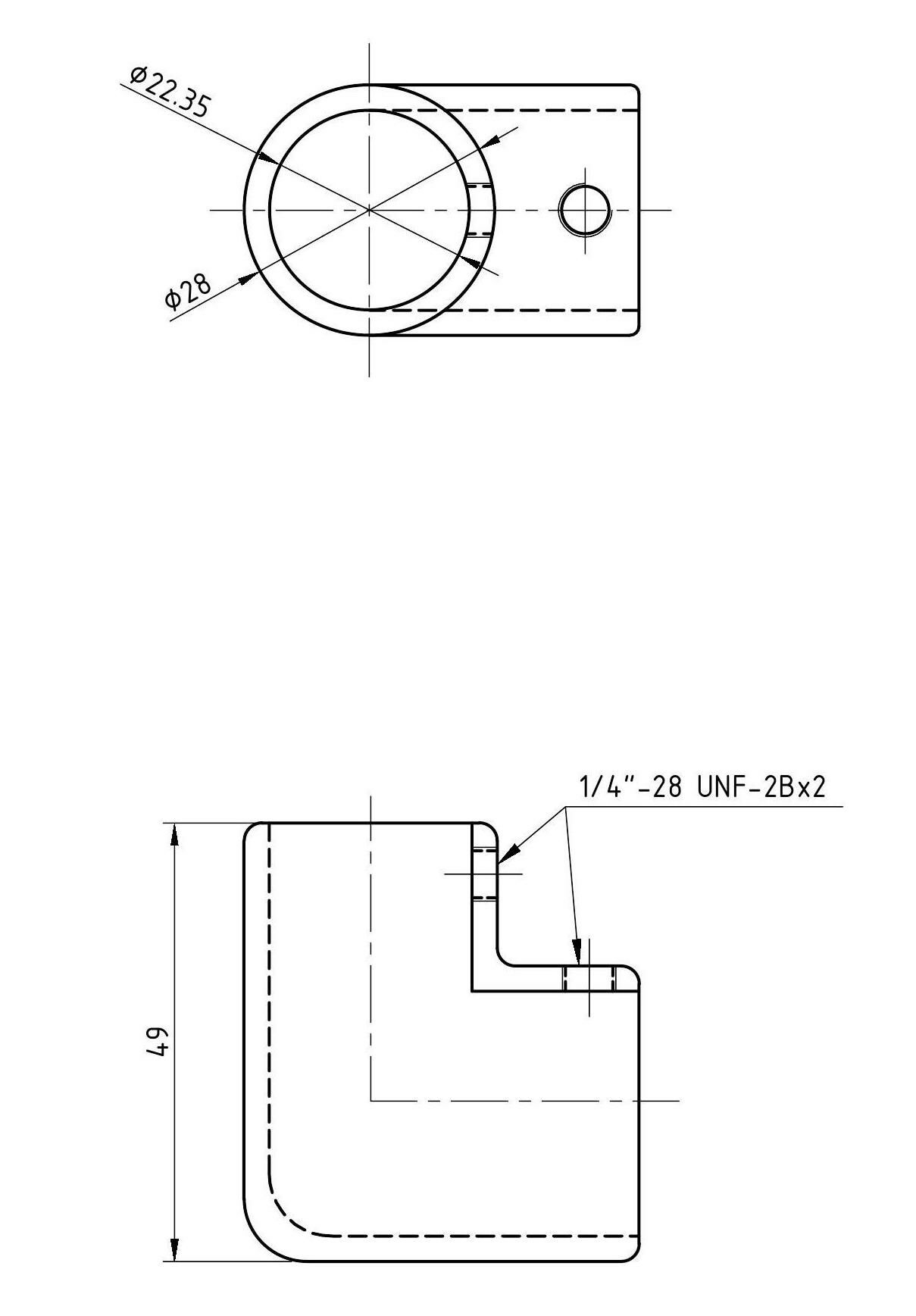 Купить Колено леера 7/8\" (22 мм), 90 град Kofuku 66076_Kof 7ft.ru в интернет магазине Семь Футов