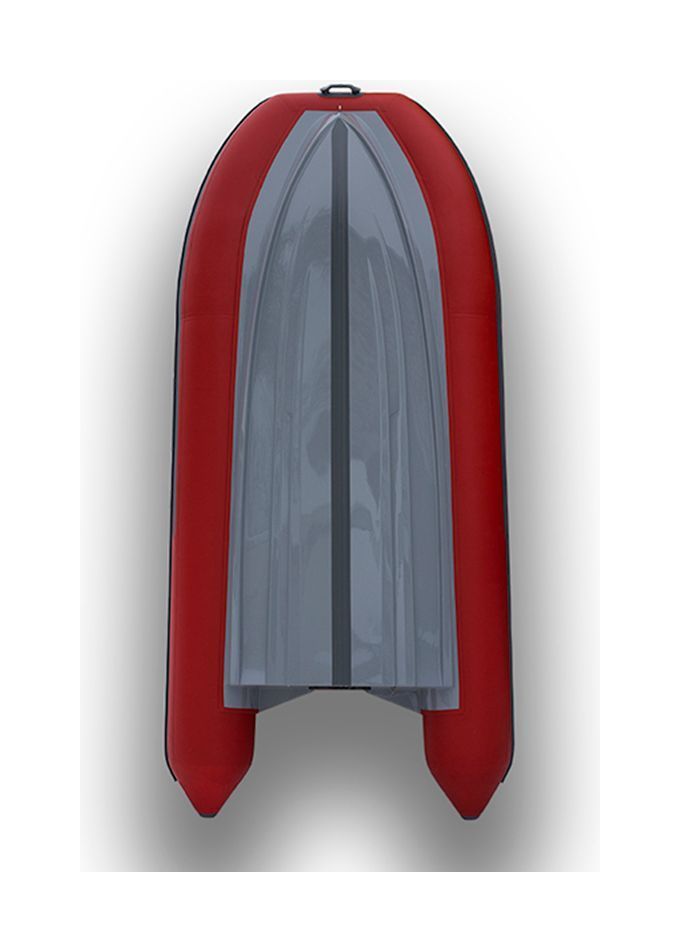 Купить Лодка РИБ (RIB) STEL R-420, графит/красный, накладки на рундук и банки, защита киля, корпус серый СТЕЛ RIBST420_G/R_NZ 7ft.ru в интернет магазине Семь Футов