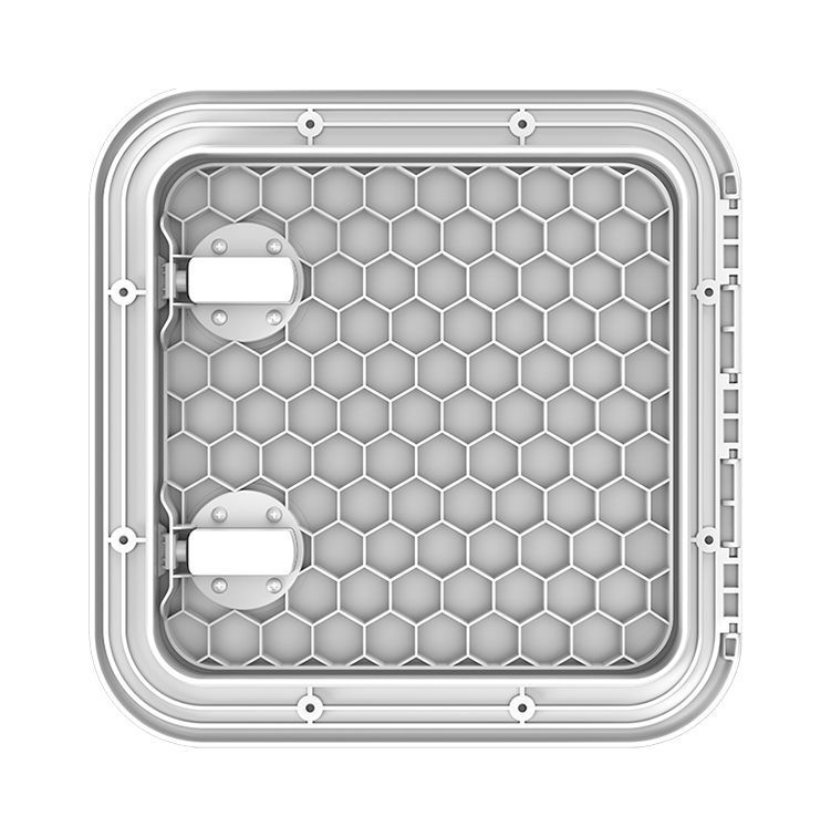 Купить Люк смотровой белый, SeaFlo, 370 х 375 мм (упаковка из 10 шт.) SFRE137037502_pkg_10 7ft.ru в интернет магазине Семь Футов