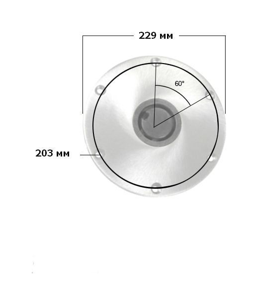 Купить Основание D229 мм/d73 мм, врезное для стоек Plug-in (упаковка из 20 шт.) Springfield 3300850A1_pkg_20 7ft.ru в интернет магазине Семь Футов