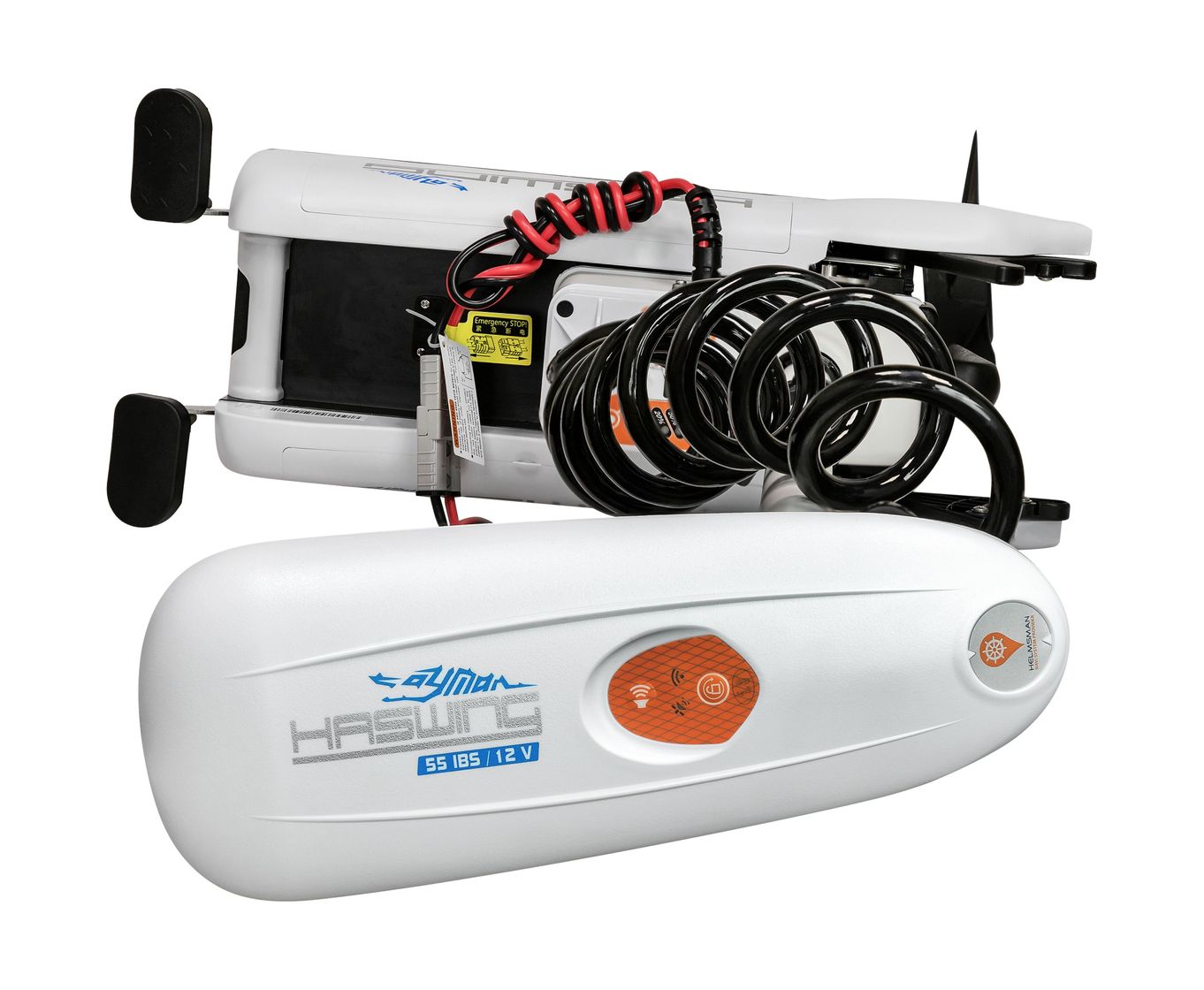 Купить Троллинговый электромотор Haswing Cayman B 55 lbs/152 см/12v/GPS (электроякорь), белый HE-50736-152_W 7ft.ru в интернет магазине Семь Футов