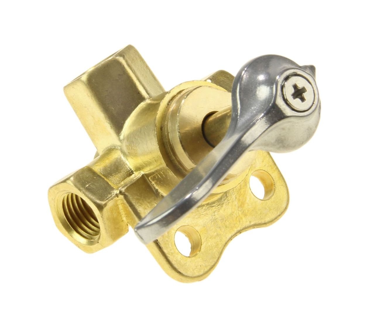 Купить Кран топливный 3-х позиционный латунный, 1/4 (упаковка из 15 шт.) Yang-Xian 2560713500_pkg_15 7ft.ru в интернет магазине Семь Футов