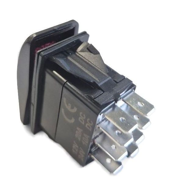 Купить Переключатель трехпозиционный ON-ON-ON 12 В/20А 8Р (упаковка из 4 шт.) Marine Rocket MRA6BRB11_pkg_4 7ft.ru в интернет магазине Семь Футов