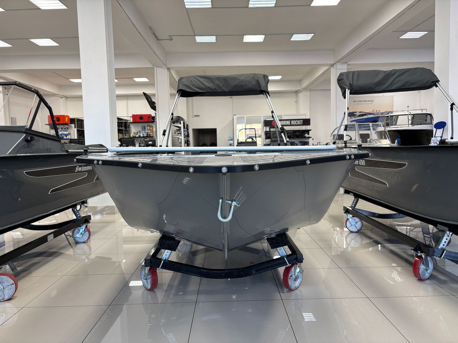 Купить Моторная лодка Swimmer 430, тент ходовой, тент транспортировочный Swimmer430_tent 7ft.ru в интернет магазине Семь Футов