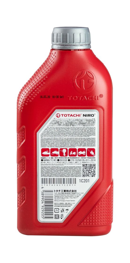 Купить Масло 2-тактное TOTACHI NIRO ECO 2-STROKE TCW-3, 1л. (упаковка из 12 шт.) 1C201_pkg_12 7ft.ru в интернет магазине Семь Футов