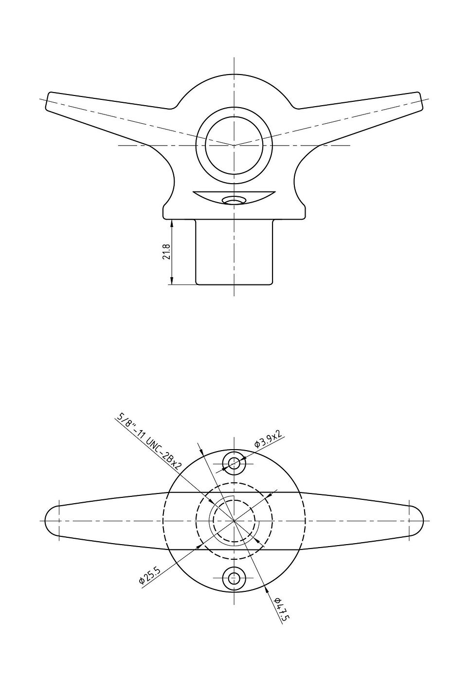 Купить Утка-рым 6\" (152 мм) Kofuku 66098_Kof 7ft.ru в интернет магазине Семь Футов