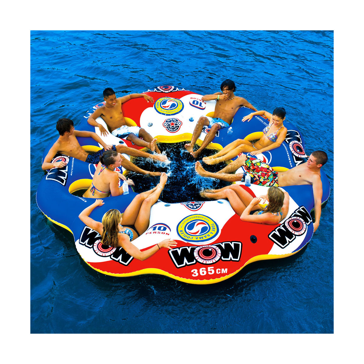 Купить Диван надувной Tube A Rama, 10 мест World of watersports 132060 7ft.ru в интернет магазине Семь Футов
