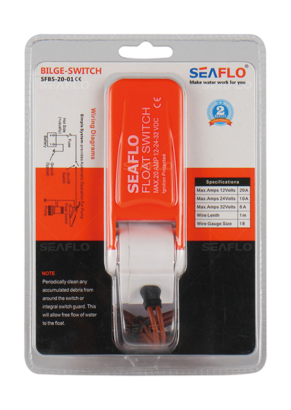 Купить Автопереключатель поплавковый SeaFlo SFBS2001 7ft.ru в интернет магазине Семь Футов