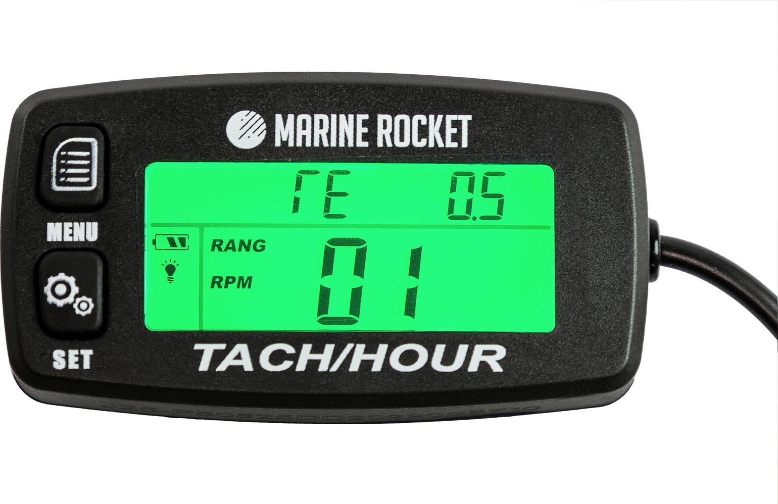 Купить Тахометр универсальный со сменной батарейкой Marine Rocket THM306MR 7ft.ru в интернет магазине Семь Футов