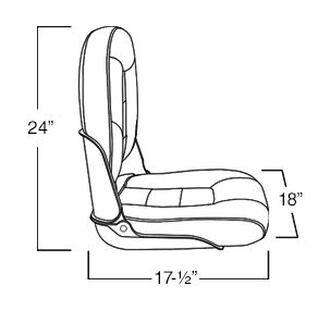 Купить Кресло SKIPPER PREMIUM с высокой спинкой, черный/серый/темно-серый Springfield 1061067 7ft.ru в интернет магазине Семь Футов