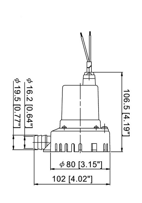 Купить Помпа осушительная, 12 В, 400GPH (1514 л/ч) TMC 10010B12 7ft.ru в интернет магазине Семь Футов