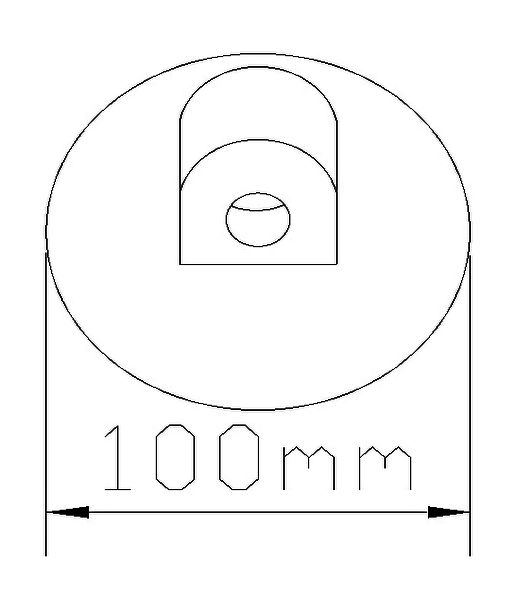 Купить Держатель съемного транца, 100x37, d20, серый Sun Selection SSCL00012502 7ft.ru в интернет магазине Семь Футов